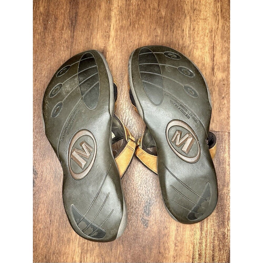 Merrell Glade Leather Sandals In Color Autumn Size 8 EUC!! - Picture 4 of 4